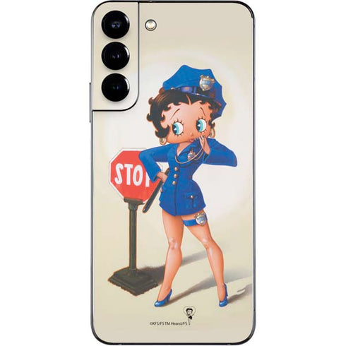 Betty Boop The Police Officer Galaxy S22 Plus Skin